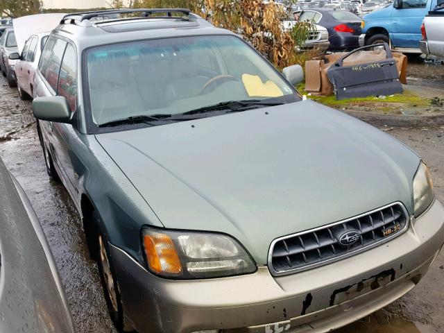 4S3BH896437605741 - 2003 SUBARU LEGACY OUT GREEN photo 1