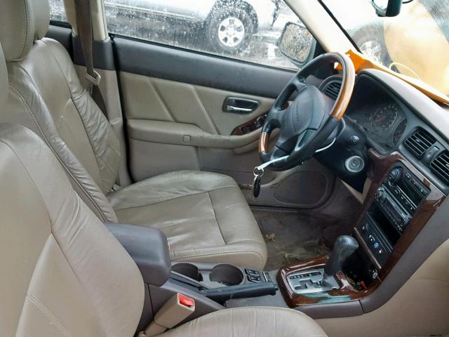 4S3BH896437605741 - 2003 SUBARU LEGACY OUT GREEN photo 5