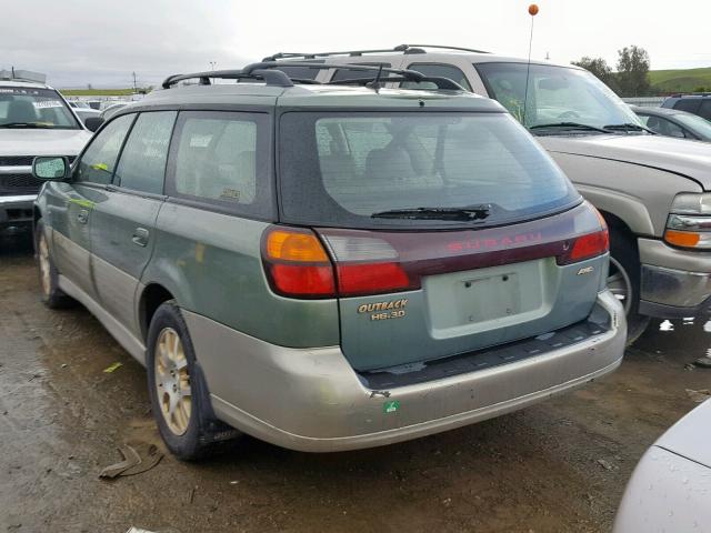 4S3BH896437605741 - 2003 SUBARU LEGACY OUT GREEN photo 9