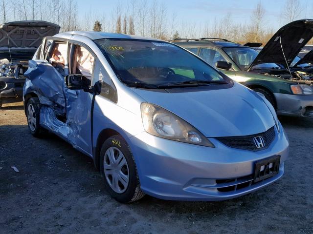 JHMGE8H24AC027138 - 2010 HONDA FIT BLUE photo 1