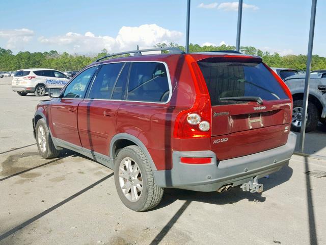 YV1CZ852751184649 - 2005 VOLVO XC90 V8 MAROON photo 3