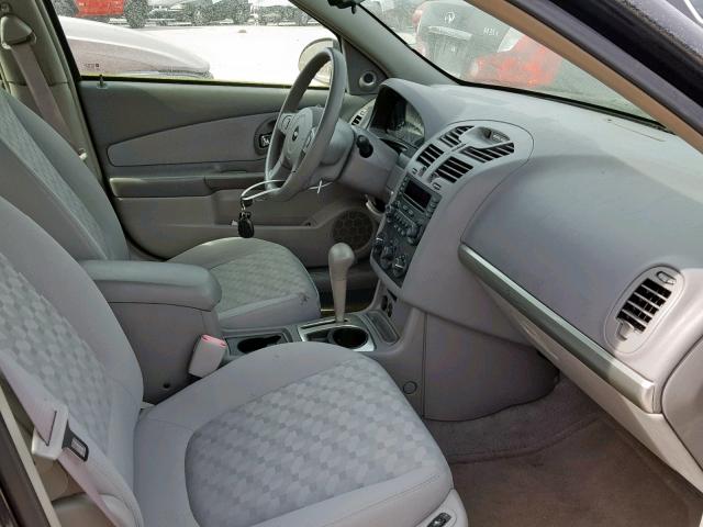 1G1ZT54835F246582 - 2005 CHEVROLET MALIBU LS Mavi foto 5