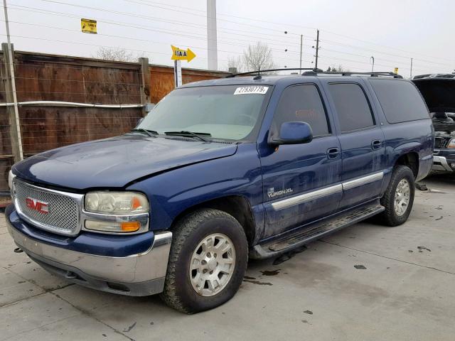 1GKFK16Z62J306380 - 2002 GMC YUKON XL K BLUE photo 2