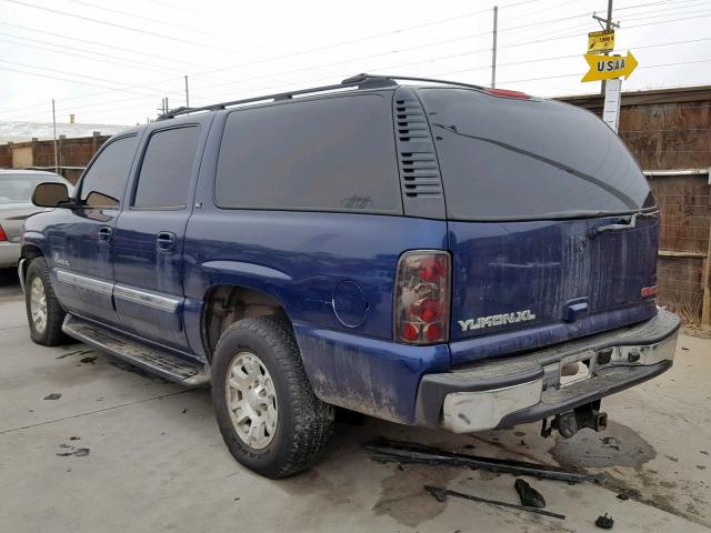 1GKFK16Z62J306380 - 2002 GMC YUKON XL K BLUE photo 3