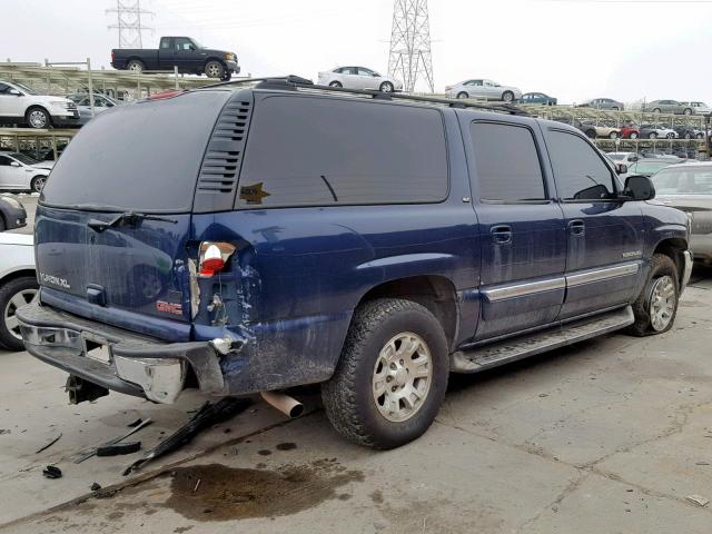 1GKFK16Z62J306380 - 2002 GMC YUKON XL K BLUE photo 4