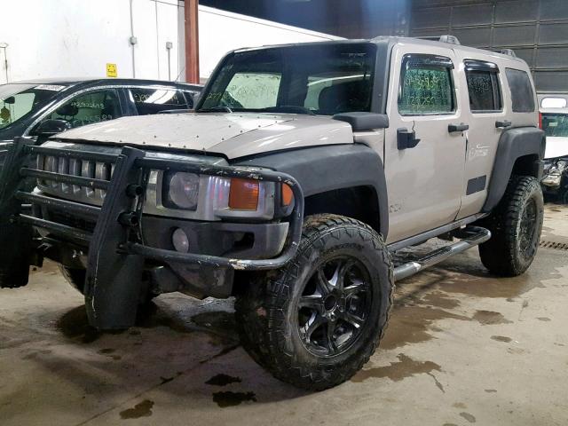 5GTDN136368128566 - 2006 HUMMER H3 WHITE photo 2