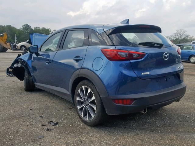 JM1DKDC71K1406393 - 2019 MAZDA CX-3 TOURI BLUE photo 3