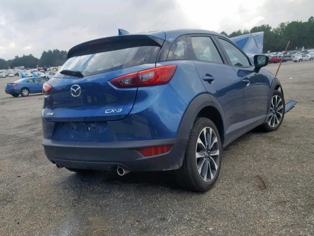 JM1DKDC71K1406393 - 2019 MAZDA CX-3 TOURI BLUE photo 4