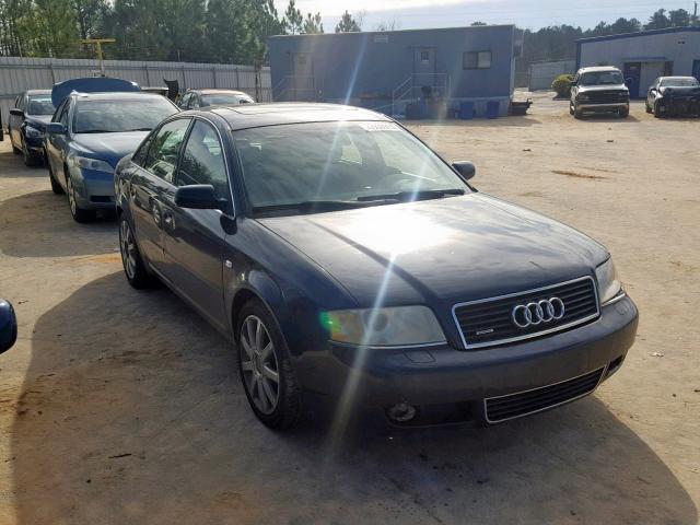 WAULD64B74N016394 - 2004 AUDI A6 2.7T QU BLUE photo 1