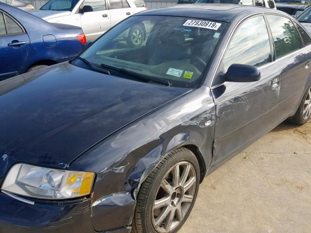 WAULD64B74N016394 - 2004 AUDI A6 2.7T QU BLUE photo 10