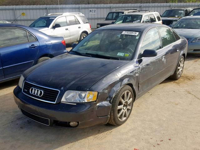 WAULD64B74N016394 - 2004 AUDI A6 2.7T QU BLUE photo 2