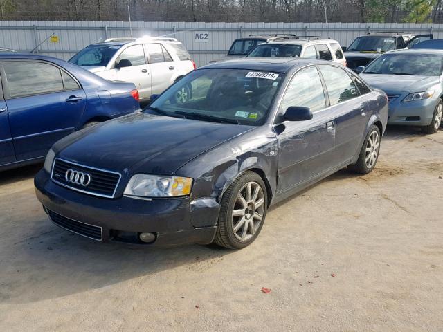 WAULD64B74N016394 - 2004 AUDI A6 2.7T QU BLUE photo 9