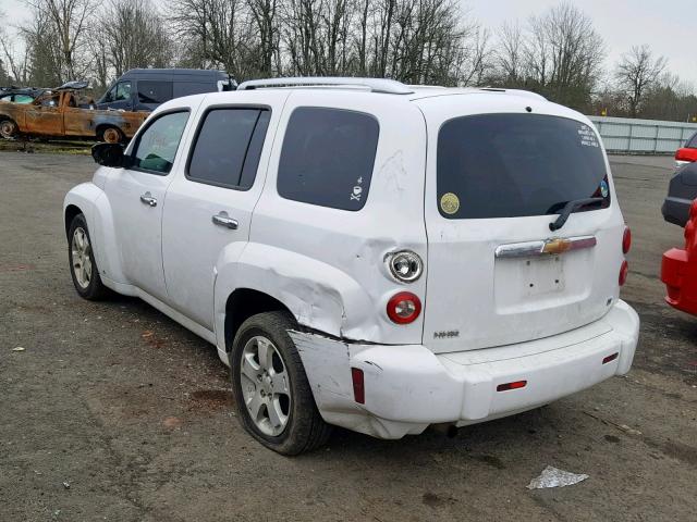 3GNDA23D97S549666 - 2007 CHEVROLET HHR LT WHITE photo 3