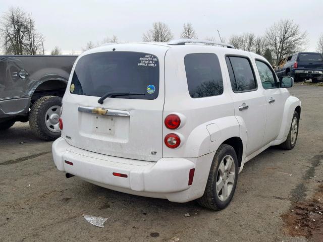 3GNDA23D97S549666 - 2007 CHEVROLET HHR LT WHITE photo 4