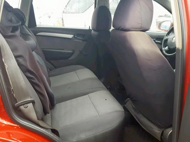 KL1TD66EX9B621889 - 2009 CHEVROLET AVEO LS RED photo 6