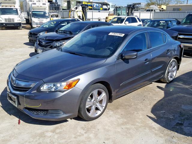 19VDE1F33EE001290 - 2014 ACURA ILX 20 GRAY photo 2