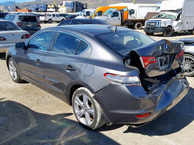 19VDE1F33EE001290 - 2014 ACURA ILX 20 GRAY photo 3