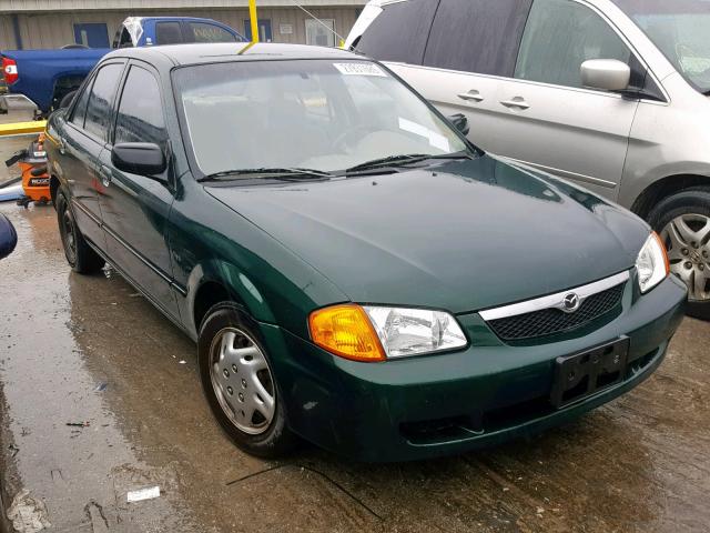 JM1BJ2226Y0231853 - 2000 MAZDA PROTEGE DX GREEN photo 1