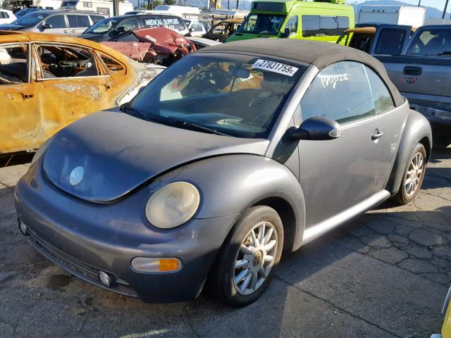 3VWCM31Y24M347952 - 2004 VOLKSWAGEN NEW BEETLE Сұр фото 2