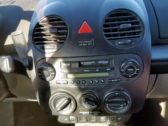 3VWCM31Y24M347952 - 2004 VOLKSWAGEN NEW BEETLE Сұр фото 9