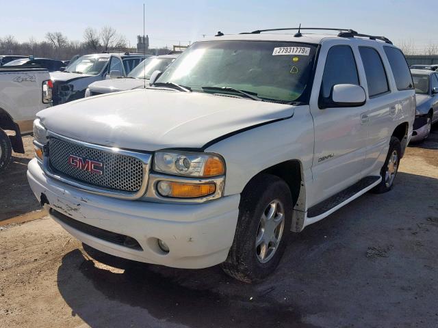 1GKEK63U43J232752 - 2003 GMC YUKON DENA WHITE photo 2