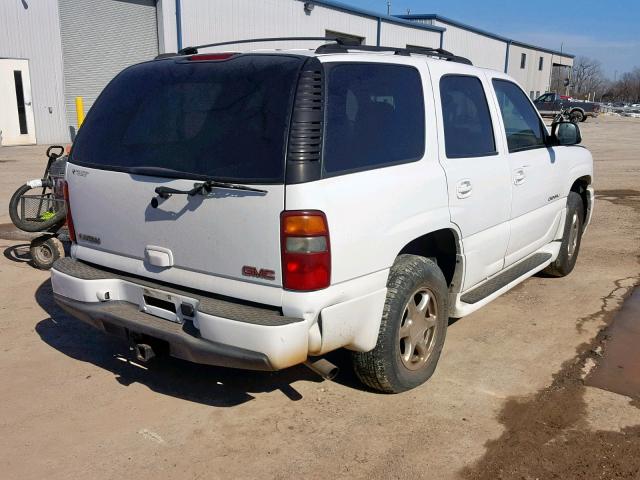 1GKEK63U43J232752 - 2003 GMC YUKON DENA WHITE photo 4