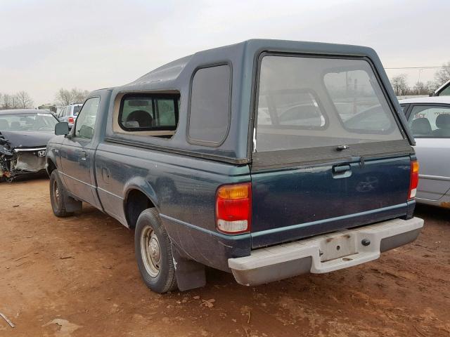 1FTYR10C9WTA05567 - 1998 FORD RANGER GREEN photo 3