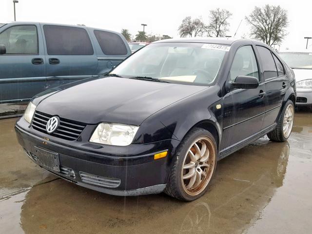 3VWRC29M3XM050945 - 1999 VOLKSWAGEN JETTA GL BLACK photo 2