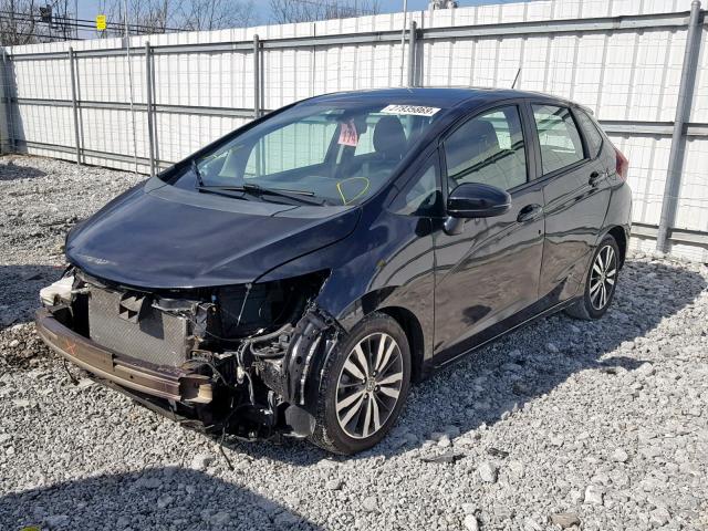 3HGGK5H82FM779893 - 2015 HONDA FIT EX BLACK photo 2