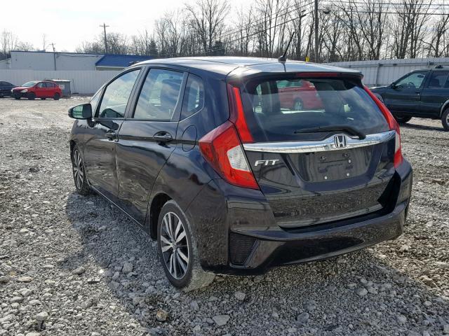 3HGGK5H82FM779893 - 2015 HONDA FIT EX BLACK photo 3