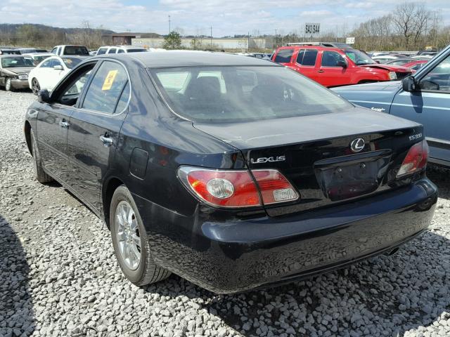 JTHBA30G945041948 - 2004 LEXUS ES 330 BLACK photo 3