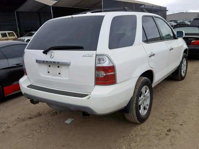 2HNYD18666H513872 - 2006 ACURA MDX TOURIN WHITE photo 4