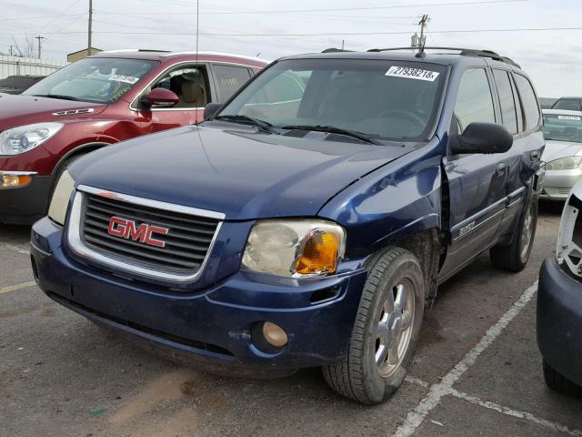 1GKDT13S542178870 - 2004 GMC ENVOY BLUE photo 2