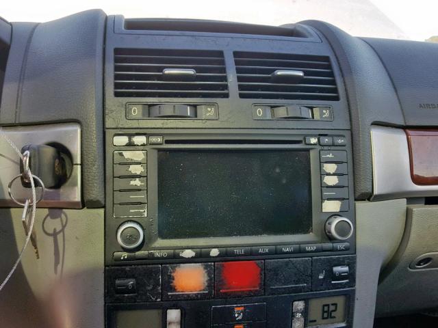 WVGCM67L24D026887 - 2004 VOLKSWAGEN TOUAREG 4. GRAY photo 9