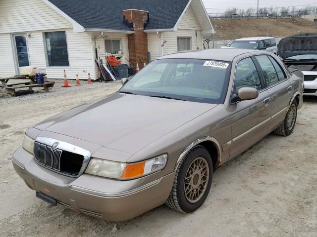 2MEFM74W52X645199 - 2002 MERCURY GRAND MARQ BROWN photo 2