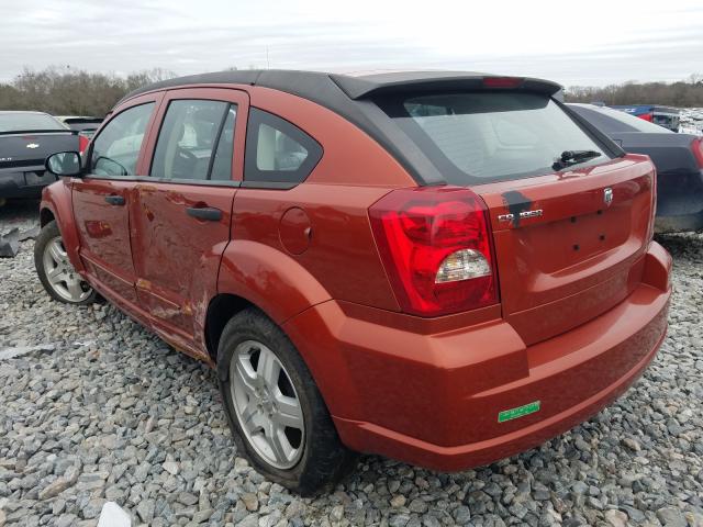 1B3HB48B87D252402 - 2007 DODGE CALIBER SXT  photo 3