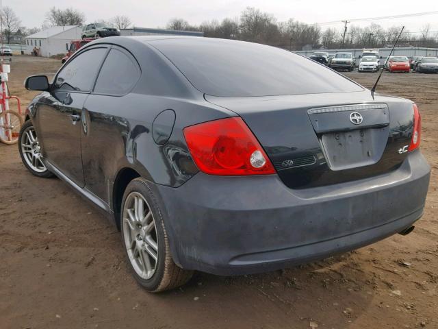 JTKDE177X50028173 - 2005 TOYOTA SCION TC შავი ფოტო 3