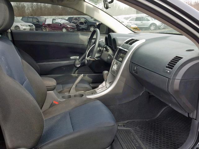 JTKDE177X50028173 - 2005 TOYOTA SCION TC შავი ფოტო 5