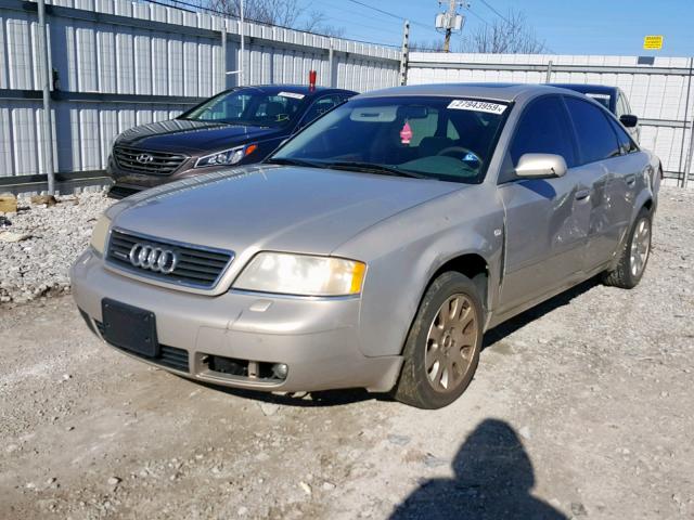 WAUEH64B81N004408 - 2001 AUDI A6 2.8 QUA SILVER photo 2