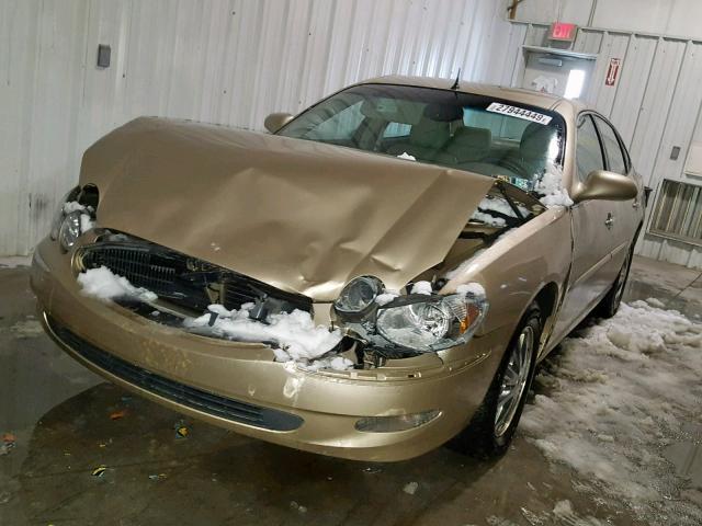 2G4WD532051297206 - 2005 BUICK LACROSSE C GOLD photo 2