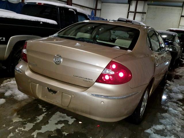 2G4WD532051297206 - 2005 BUICK LACROSSE C GOLD photo 4