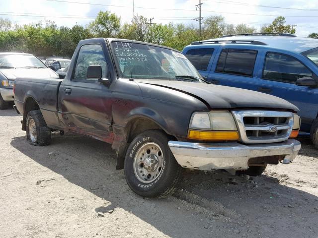 1FTYR10CXWUB77245 - 1998 FORD RANGER BLACK photo 1