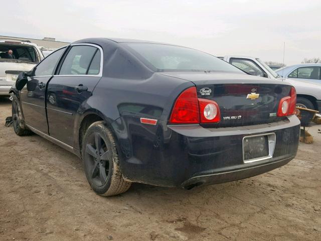 1G1ZC5EU3BF382086 - 2011 CHEVROLET MALIBU 1LT შავი ფოტო 3