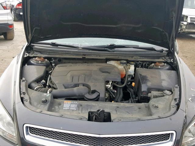 1G1ZC5EU3BF382086 - 2011 CHEVROLET MALIBU 1LT შავი ფოტო 7