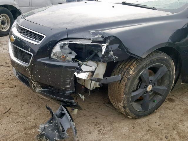 1G1ZC5EU3BF382086 - 2011 CHEVROLET MALIBU 1LT შავი ფოტო 9