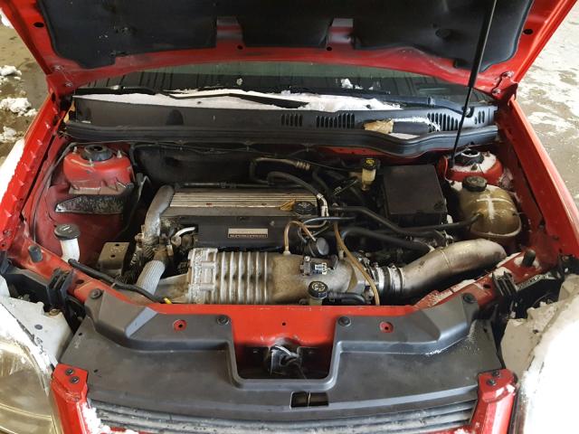 1G1AP12P557598657 - 2005 CHEVROLET COBALT SS RED photo 7