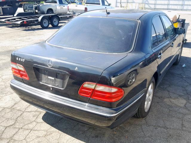 WDBJF65J32B420669 - 2002 MERCEDES-BENZ E 320 BLACK photo 4