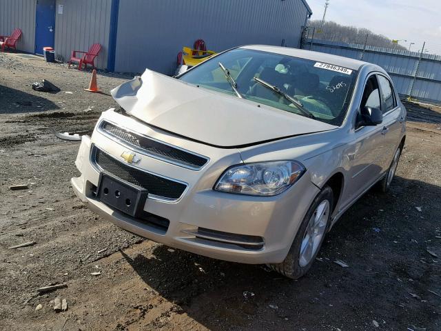 1G1ZG57B29F106718 - 2009 CHEVROLET MALIBU LS BEIGE photo 2