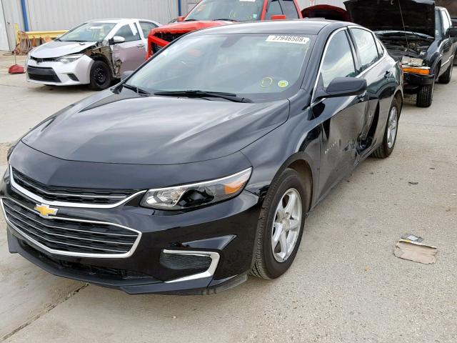 1G1ZB5ST9JF269191 - 2018 CHEVROLET MALIBU LS BLACK photo 2