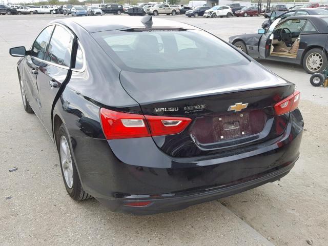 1G1ZB5ST9JF269191 - 2018 CHEVROLET MALIBU LS BLACK photo 3